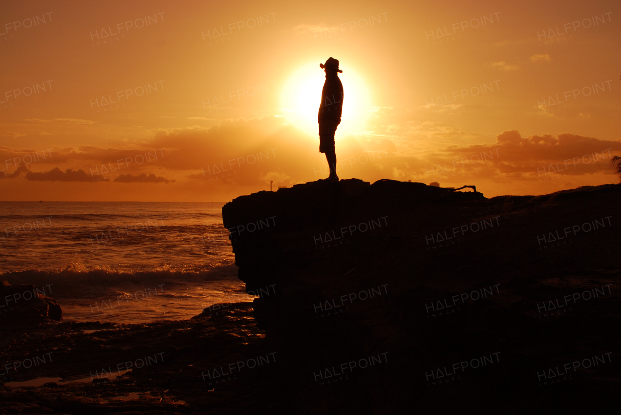 Young active traveller discovering the world.